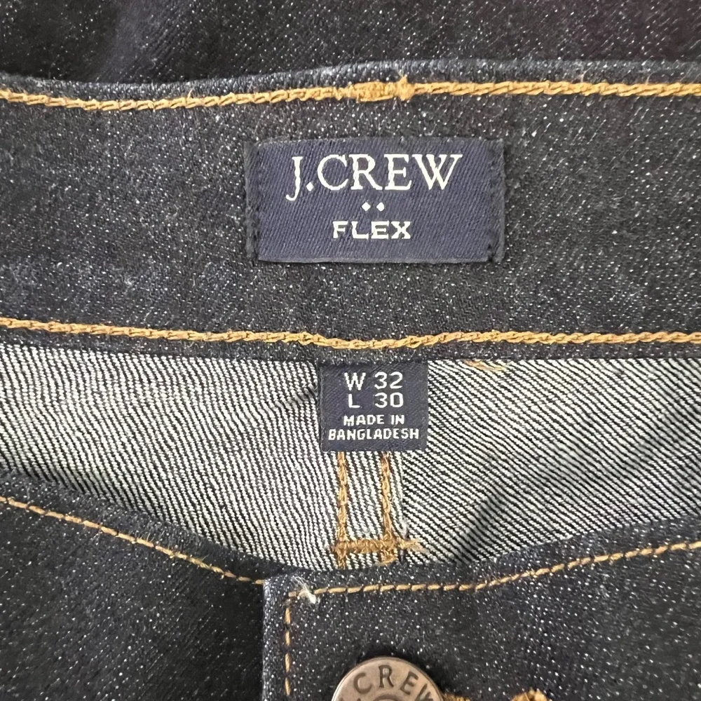 J Crew Men's Slim Fit Jean in Signature Flex, Dark Wash Denim